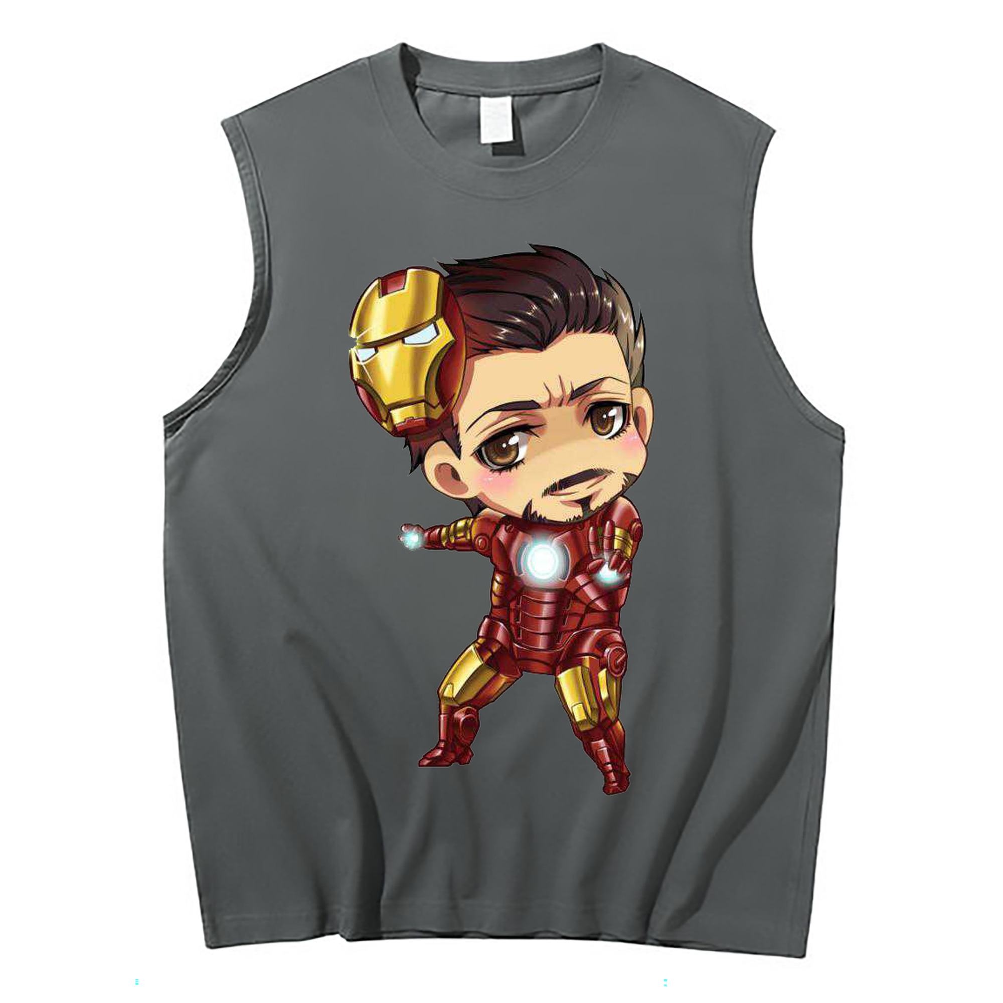 （画像用） アベンジャーズ The Avengers コットン100％タンクトップ（フロントプリント）